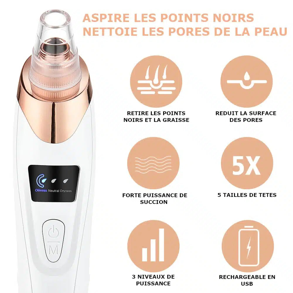 Pure Skin secret- Extracteur de points noirs- Purificateur Professionnel